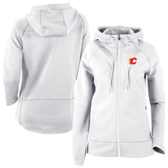 Calgary Flames Columbia Omni-Wick Pack It Up Full-Zip Jacket - White | US 202128450