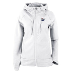 Edmonton Oilers Columbia Omni-Wick Pack It Up Full-Zip Jacket - White | US 202128454