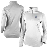 Edmonton Oilers Columbia Women's Omni-Wick Shotgun 2.0 Quarter-Zip Pullover Top - White | US 202128459