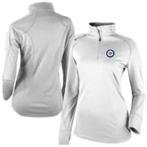 Winnipeg Jets Columbia Women's Omni-Wick Shotgun 2.0 Quarter-Zip Pullover Top - White | US 202128461
