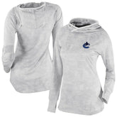 Vancouver Canucks Columbia Women's Omni-Wick Sunday Ball Pullover Hoodie - White | US 202128463