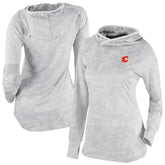 Calgary Flames Columbia Women's Omni-Wick Sunday Ball Pullover Hoodie - White | US 202128464