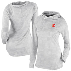 Calgary Flames Columbia Women's Omni-Wick Sunday Ball Pullover Hoodie - White | US 202128464