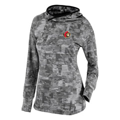 Ottawa Senators Columbia Women's Omni-Wick Sunday Ball Pullover Hoodie - Black | US 202128465