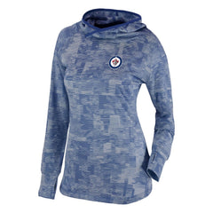 Winnipeg Jets Columbia Women's Omni-Wick Sunday Ball Pullover Hoodie - Navy | US 202128467