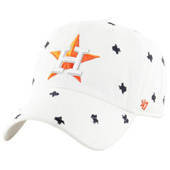 Houston Astros '47 Women's Confetti Clean Up Adjustable Hat - White Hats