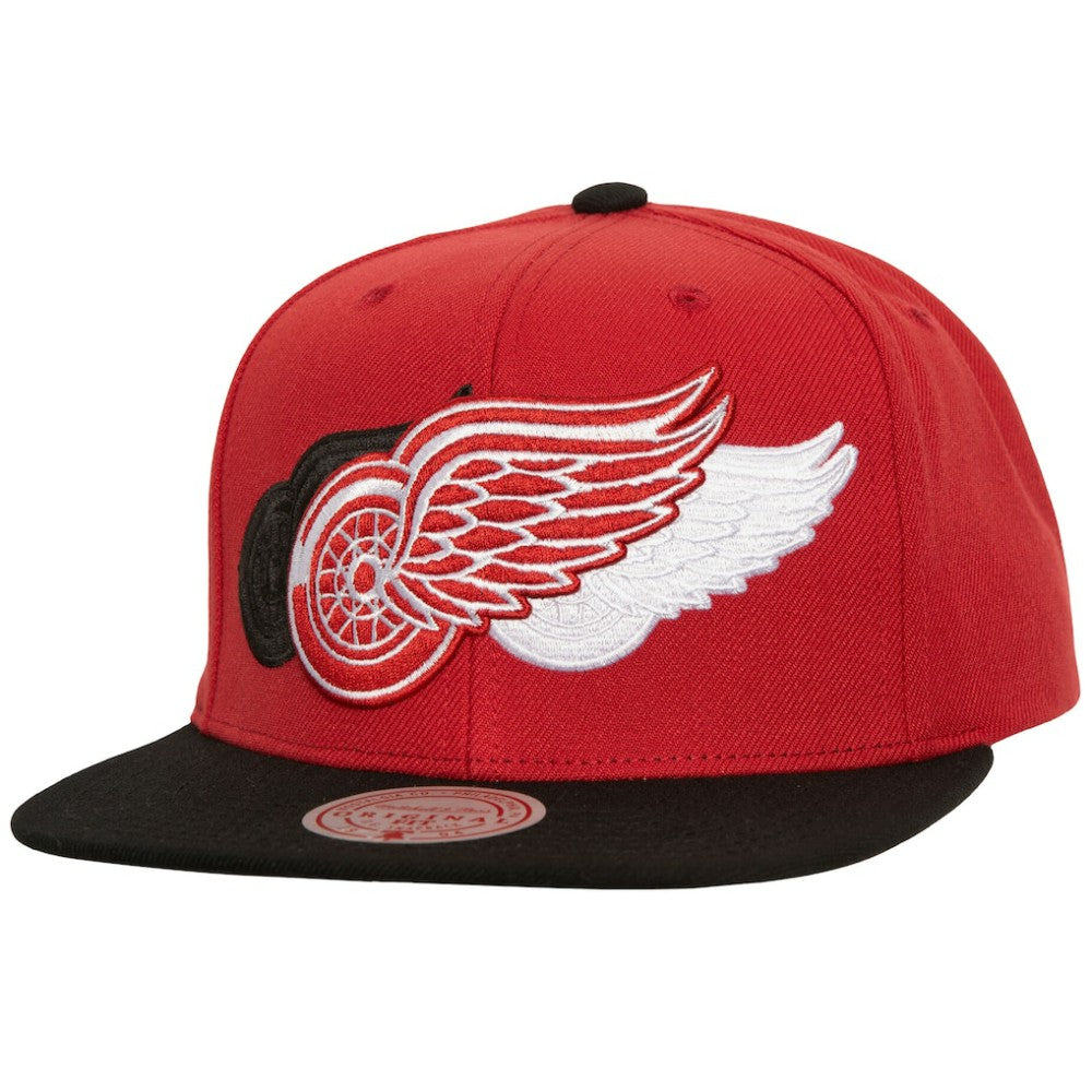 Detroit Red Wings Mitchell & Ness Soul Triple Up Snapback Hat - Red | US 202134821
