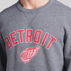 Detroit Red Wings Fanatics Decades Collection Legendary Fleece Pullover Sweatshirt - Heather Gray | US 202135606