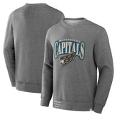 Washington Capitals Fanatics Decades Collection Legendary Fleece Pullover Sweatshirt - Heather Gray | US 202135608
