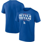 Mookie Betts & Shohei Ohtani Los Angeles Dodgers Election Player T-Shirt - Royal T-shirts