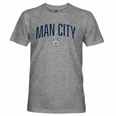Manchester City 1863FC Wordmark Retro Tri-Blend T-Shirt Heather Gray