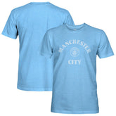 Manchester City 1863FC Team Arch Retro Tri-Blend T-Shirt Sky Blue