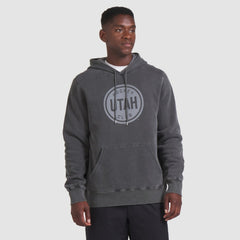 Utah Mammoth Fanatics Redwood Dark Pullover Hoodie - Black | US 202144501