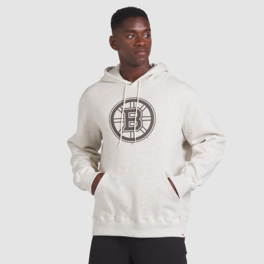 Boston Bruins Fanatics Made in Canada Pullover Hoodie - Cream | US 202144524