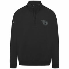 Cleveland Guardians Levelwear Murray Nightfall Quarter-Zip Top - Black Tops