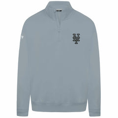 New York Mets Levelwear Murray Nightfall Quarter-Zip Top - Gray Tops