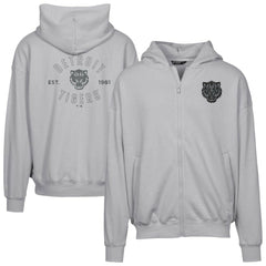 Detroit Tigers Levelwear Uphill Abyssal Full-Zip Hoodie - Gray Hoodies