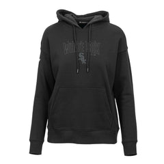 Chicago White Sox Levelwear Women's Adorn Darkmoon Pullover Hoodie - Black Hoodies