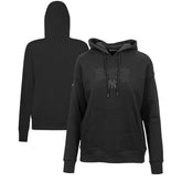 New York Yankees Levelwear Women's Adorn Darkmoon Pullover Hoodie - Black Hoodies