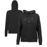 Oakland Athletics Levelwear Women's Adorn Darkmoon Pullover Hoodie - Black Hoodies