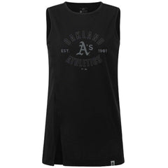 Oakland Athletics Levelwear Women's Influx Abyssal Tank Top - Black Tanks