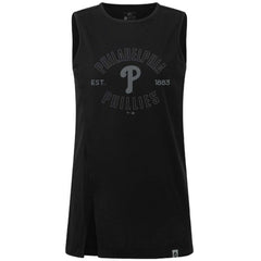 Philadelphia Phillies Levelwear Women's Influx Abyssal Tank Top - Black Tanks