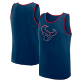 Houston Texans Logo Athletic Unmatched Success Tank Top - Navy Tops
