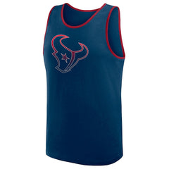 Houston Texans Logo Athletic Unmatched Success Tank Top - Navy Tops