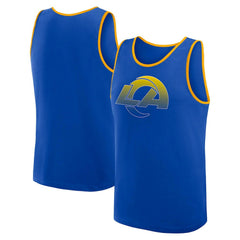 Los Angeles Rams Logo Athletic Unmatched Success Tank Top - Royal Tops