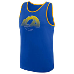 Los Angeles Rams Logo Athletic Unmatched Success Tank Top - Royal Tops