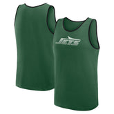 New York Jets Logo Athletic Unmatched Success Tank Top - Green Tops