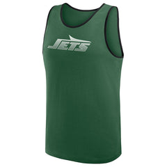 New York Jets Logo Athletic Unmatched Success Tank Top - Green Tops