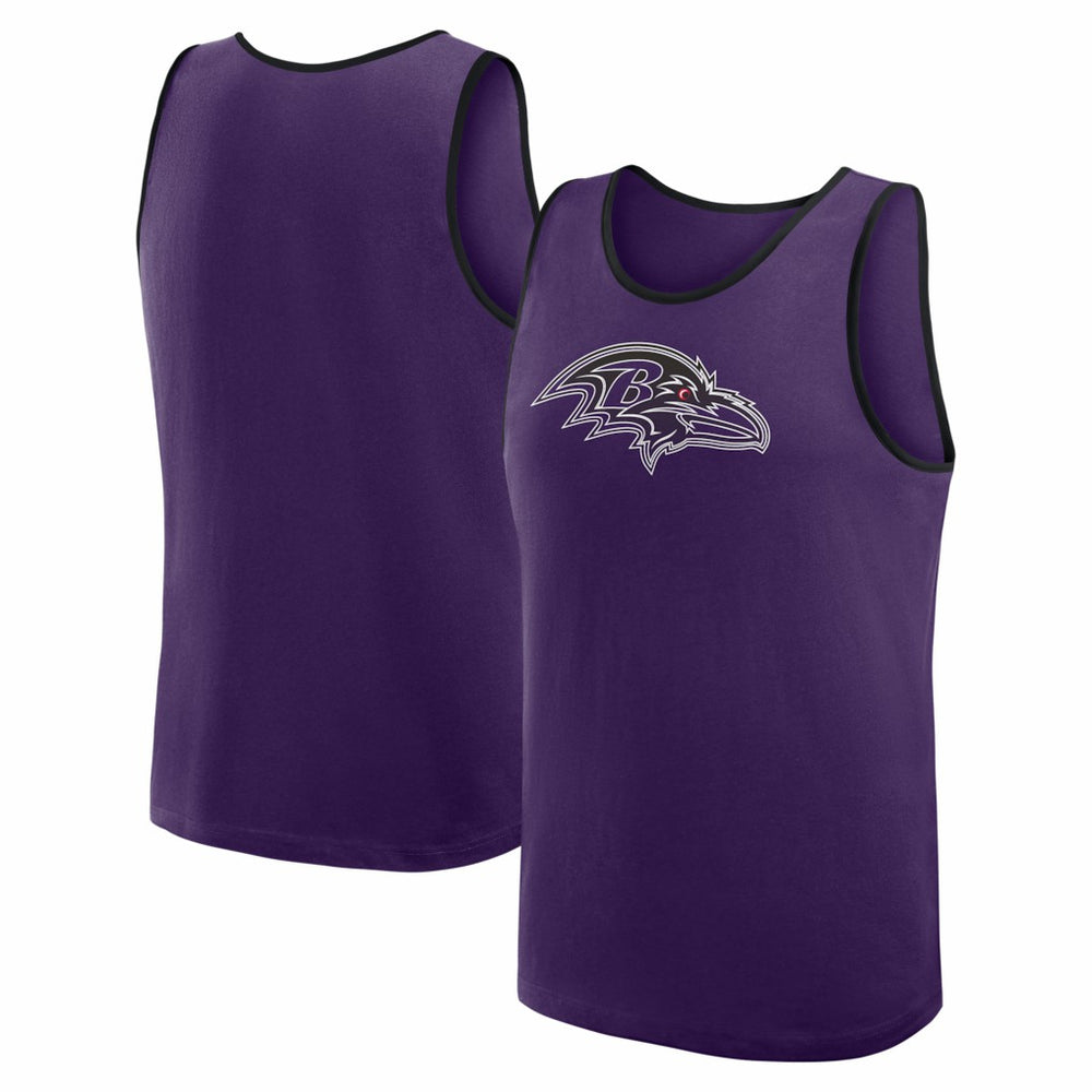 Baltimore Ravens Logo Athletic Unmatched Success Tank Top - Purple Tops