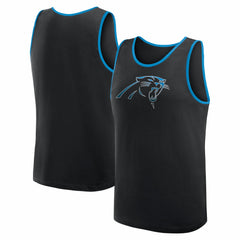 Carolina Panthers Logo Athletic Unmatched Success Tank Top - Black Tops