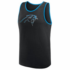 Carolina Panthers Logo Athletic Unmatched Success Tank Top - Black Tops