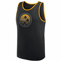 Pittsburgh Steelers Logo Athletic Unmatched Success Tank Top - Black Tops