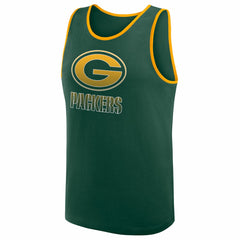 Green Bay Packers Logo Athletic Unmatched Success Tank Top - Green Tops