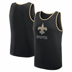 New Orleans Saints Logo Athletic Unmatched Success Tank Top - Black Tops