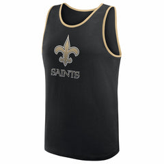 New Orleans Saints Logo Athletic Unmatched Success Tank Top - Black Tops