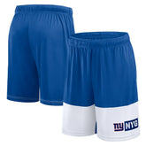 New York Giants Logo Athletic Best of the Best Shorts - Royal Shorts