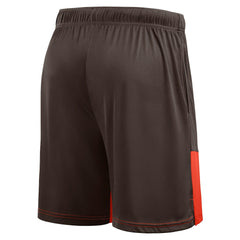 Cleveland Browns Logo Athletic Best of the Best Shorts - Brown Shorts