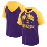 Minnesota Vikings Logo Athletic Prime Hoodie T-Shirt - Purple Hoodies