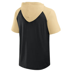 New Orleans Saints Logo Athletic Prime Hoodie T-Shirt - Black Hoodies