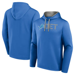 Detroit Lions Logo Athletic Head Start Pullover Hoodie - Blue Hoodies
