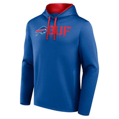 Buffalo Bills Logo Athletic Head Start Pullover Hoodie - Royal Hoodies