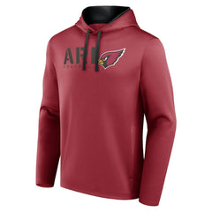Arizona Cardinals Logo Athletic Head Start Pullover Hoodie - Cardinal Hoodies