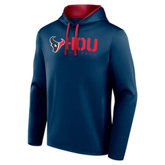 Houston Texans Logo Athletic Head Start Pullover Hoodie - Navy Hoodies