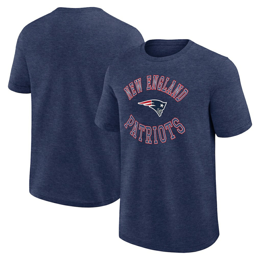 New England Patriots Logo Athletic Success T-Shirt - Heather Navy T-shirts