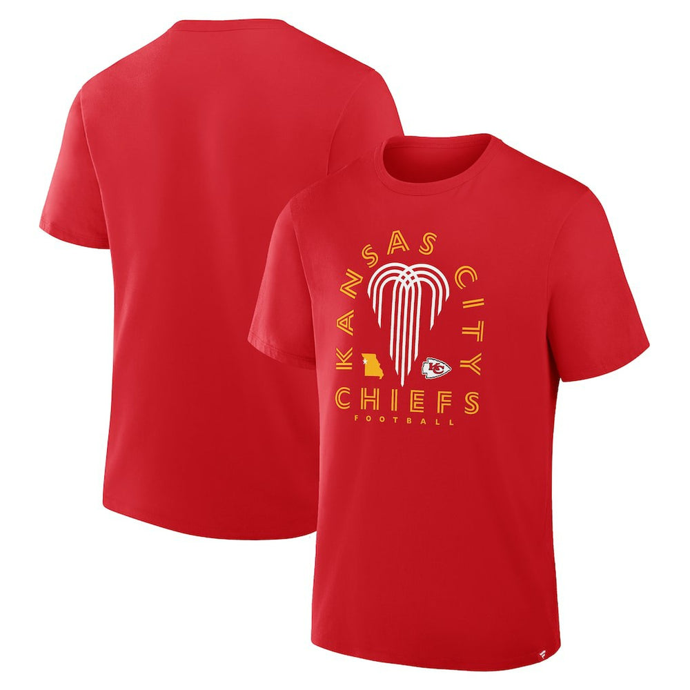 Kansas City Chiefs Hometown True Favorite T-Shirt - Red T-shirts