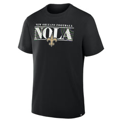 New Orleans Saints Hometown True Favorite T-Shirt - Black T-shirts